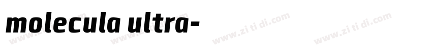 molecula ultra字体转换